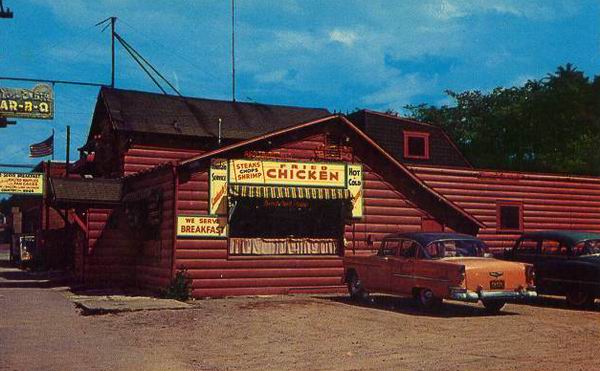 Log Cabin Barbeque New Buffalo (newer photo)